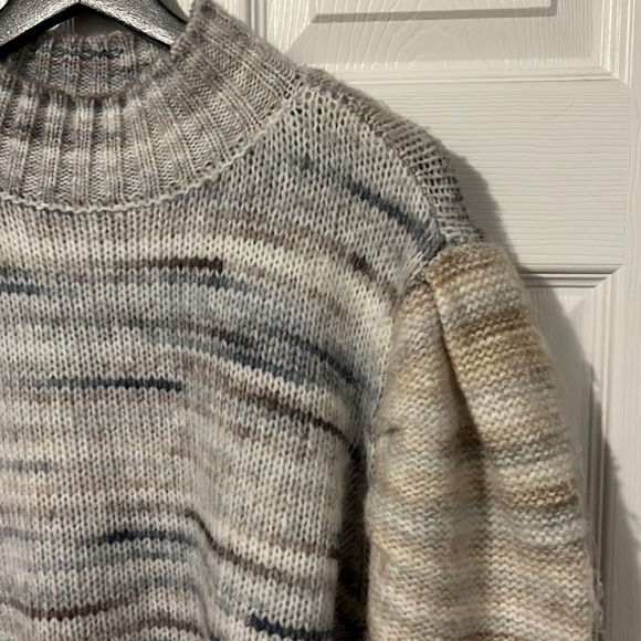 NWT H HALSTON Puff sleeve sweater size XL - Picture 5 of 8